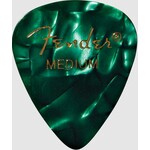 Fender Fender Premium Celluloid 351 Shape Picks Medium Green Moto 12 Pack