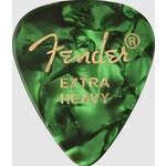 Fender Fender 351 Shape Premium Celluloid Picks Extra Heavy Green Moto 12 Count