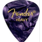 Fender Fender Premium Celluloid 351 Shape Picks Heavy Purple Moto 12 Pack