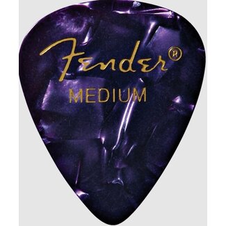 Fender Fender Premium Celluloid 351 Shape Picks Medium Purple Moto 12 Pack
