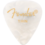 Fender Fender Premium Celluloid 351 Shape Picks Thin White Moto 12 Pack