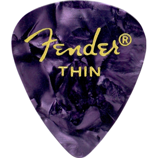 Fender Fender Premium Celluloid 351 Shape Picks Thin Purple Moto 12 Pack