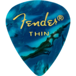 Fender Fender Premium Celluloid 351 Shape Picks Thin Ocean Turquoise 12 Pack
