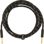 Fender Fender Deluxe Series Instrument Cable Straight/Straight 10' Black Tweed