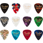 Fender Fender Celluloid 351 Shape Celluloid Medley Medium 12 Pack