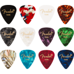 Fender Fender 351 Shape Celluloid Medley Thin 12 Pack