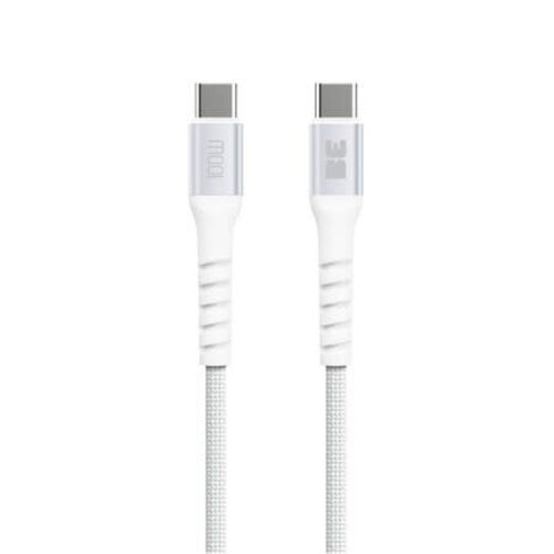 Blu Element Blu Element Braided Charge/Sync USB-C to USB-C Cable 6ft 100W White