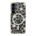 CaseMate Samsung Galaxy S25 Case-Mate Floral Gems Case w/Magnets Gold