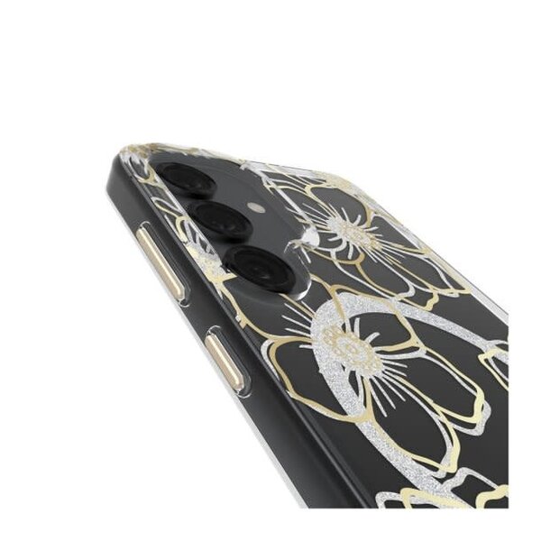 CaseMate Samsung Galaxy S25 Case-Mate Floral Gems Case w/Magnets Gold