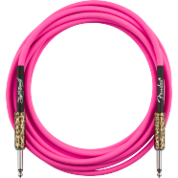 Fender Joe Strummer 13' Instrument Cable Pink Leopard