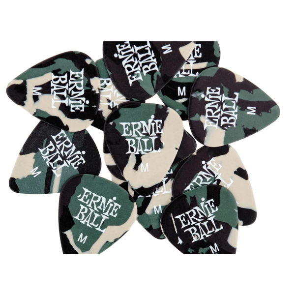 Ernie Ball Ernie Ball Specialty Medium Guitar Picks Bag of 12 Camouflage