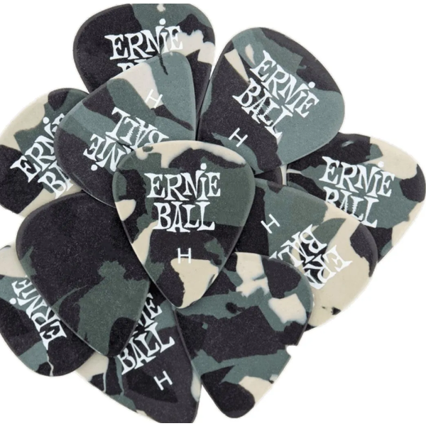 Ernie Ball Ernie Ball Specialty Heavy Guitar Picks Bag of 12 Camouflage