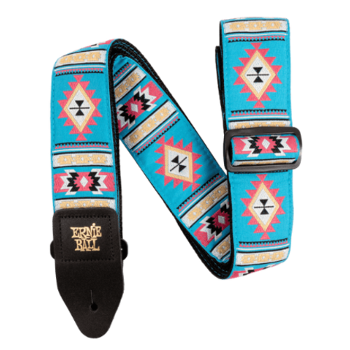 Ernie Ball Ernie Ball Jacquard Guitar Strap Sedona Blue