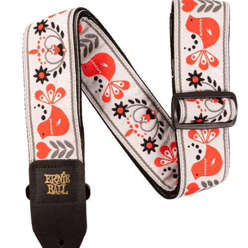 Ernie Ball Ernie Ball Jacquard Guitar Strap Red Bird Winter