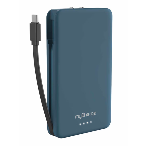 myCharge AMP Prong Powerbank 10000 mAh Blue