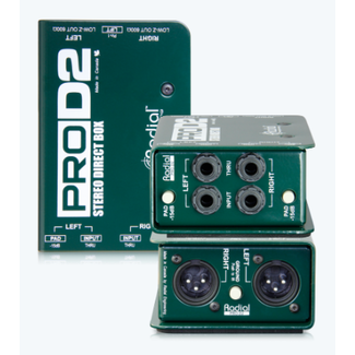 Radial Radial Pro D2 Passive 2-ch DI Box w/Eclipse Xfmr
