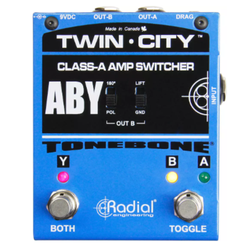 Radial Radial Bones Twin-City ABY Amp Switcher
