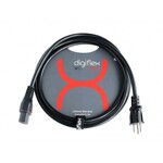 Digiflex Molded 16/3 Uground to IEC 5 Foot AC Power Cord
