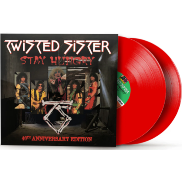 Twisted Sister - Stay Hungry (2LP-clear red vinyl) 40th Anniversary