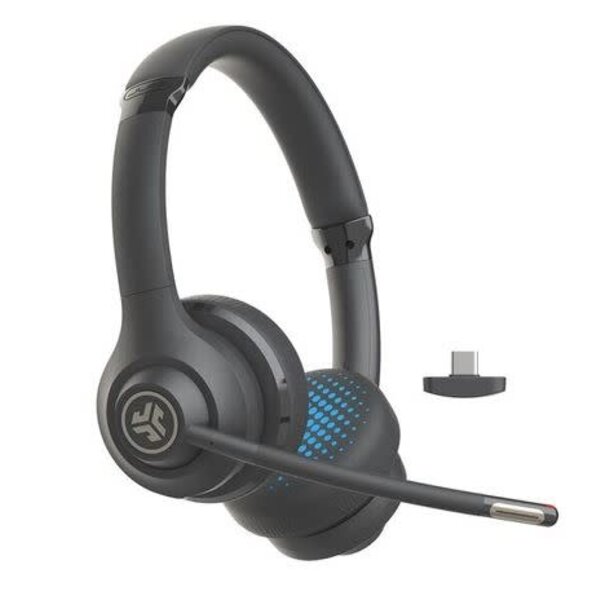 JLab Audio JLab Go Work Gen2 Wireless or Wired On-Ear Headphones Black