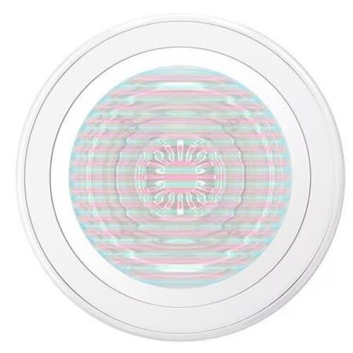 Popsockets PopSockets PopGrip for MagSafe Round with Adapter Ring Fluted Opalescent