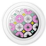 Popsockets PopSockets PopGrip for MagSafe Round with Adapter Ring Enamel Atomic Wallpaper