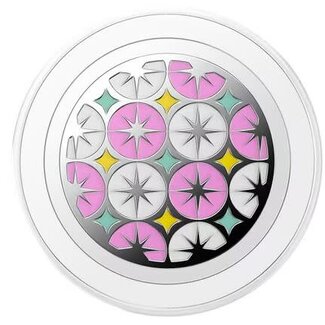 PopsSockets PopSockets PopGrip for MagSafe Round with Adapter Ring Enamel Atomic Wallpaper