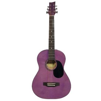 BeaverCreek BeaverCreek BCTD601TPR 3/4 Size Junior Acoustic Guitar Trans Purple