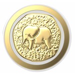 Popsockets PopSockets PopGrip for MagSafe Round with Adapter Ring Enamel Elephant Token
