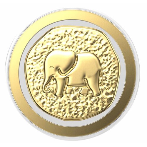 Popsockets PopSockets PopGrip for MagSafe Round with Adapter Ring Enamel Elephant Token