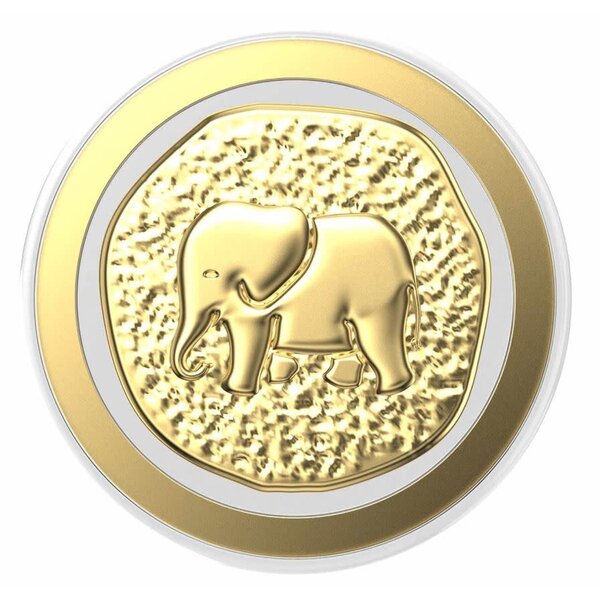 Popsockets PopSockets PopGrip for MagSafe Round with Adapter Ring Enamel Elephant Token