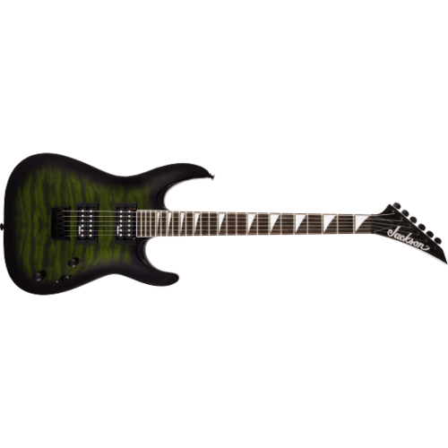 Jackson Jackson  JS Series Dinky® Arch Top JS32Q DKA HT Amaranth Fingerboard Transparent Green Burst