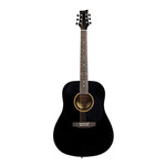 BeaverCreek BeaverCreek Dreadnought Black Acoustic Guitar