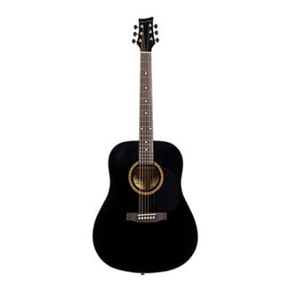 BeaverCreek BeaverCreek Dreadnought Black Acoustic Guitar