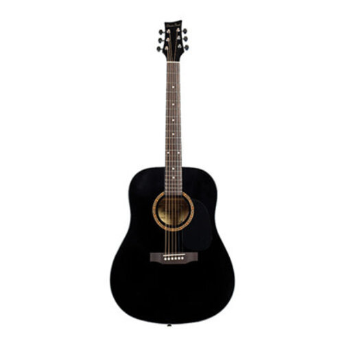BeaverCreek BeaverCreek Dreadnought Black Acoustic Guitar