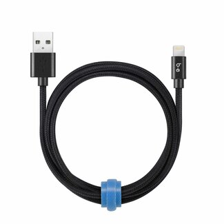 Blu Element Blu Element Braided Charge/Sync Lightning to USB-A Cable 6ft Black