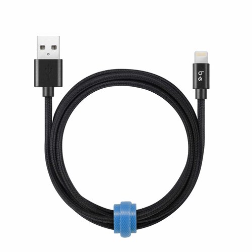 Blu Element Blu Element Braided Charge/Sync Lightning to USB-A Cable 6ft Black