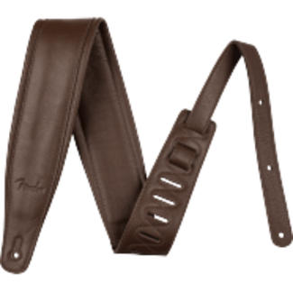 Fender Fender 3.5" Premium Leather Strap Brown