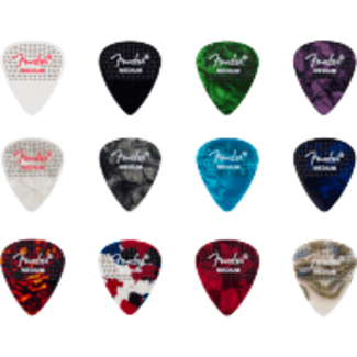 Fender Fender 351 Dotted Celluloid Picks 12-Pack Medium
