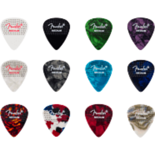 Fender Fender 351 Dotted Celluloid Picks 12-Pack Medium