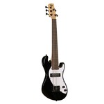 Kala KALA Solid Body 5-String Jet Black Fretless U-BASS