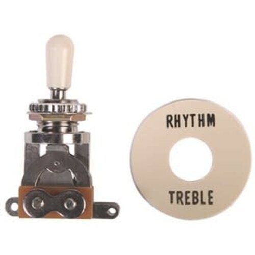 Profile 3-Way Toggle Switch Black