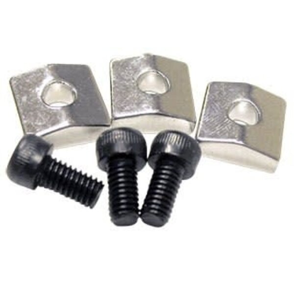 Profile Fingerboard Nuts Chrome 3pc