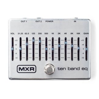 Dunlop Dunlop MXR Ten Band EQ Pedal Silver