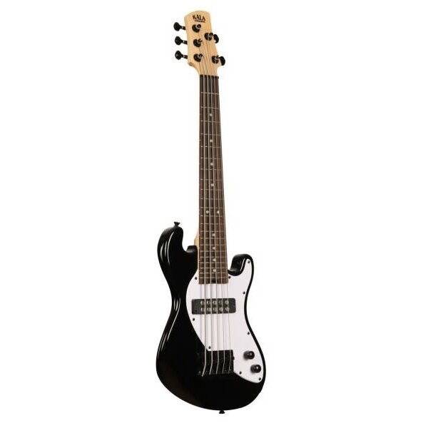 Kala Kala Solid Body 5-String Jet Black Fretted U-BASS