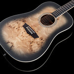 Washburn Washburn Deep Forest Burl Dreadnought Acoustic Guitar, Black Fade