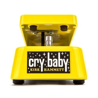 Dunlop Dunlop Limited Edition Kirk Hammett Cry Baby Wah Yellow Sparkle Edition Pedal
