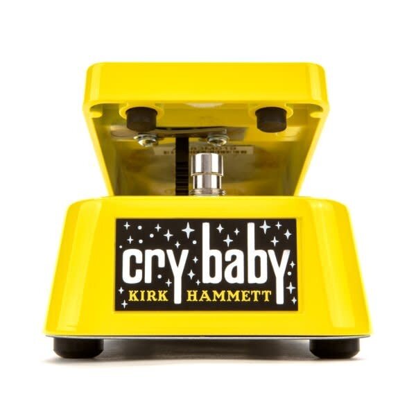 Dunlop Dunlop Limited Edition Kirk Hammett Cry Baby Wah Yellow Sparkle Edition Pedal