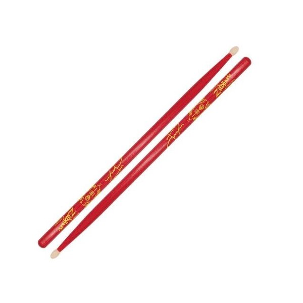 Zildjian Zildjian Josh Dun Signature 5A Drumsticks Clancy Red