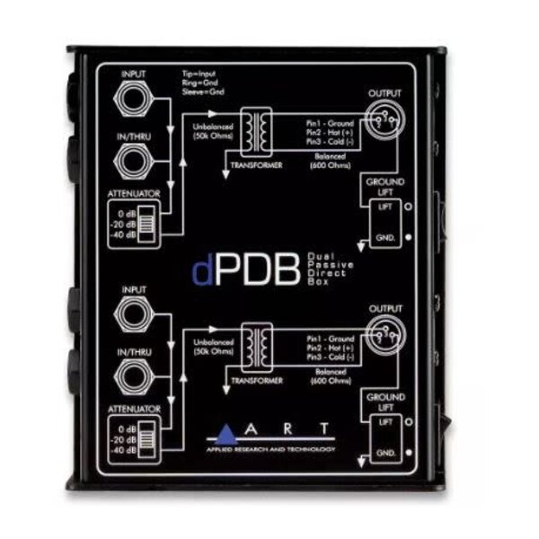 ART ART Pro Audio Dual Passive Direct Box